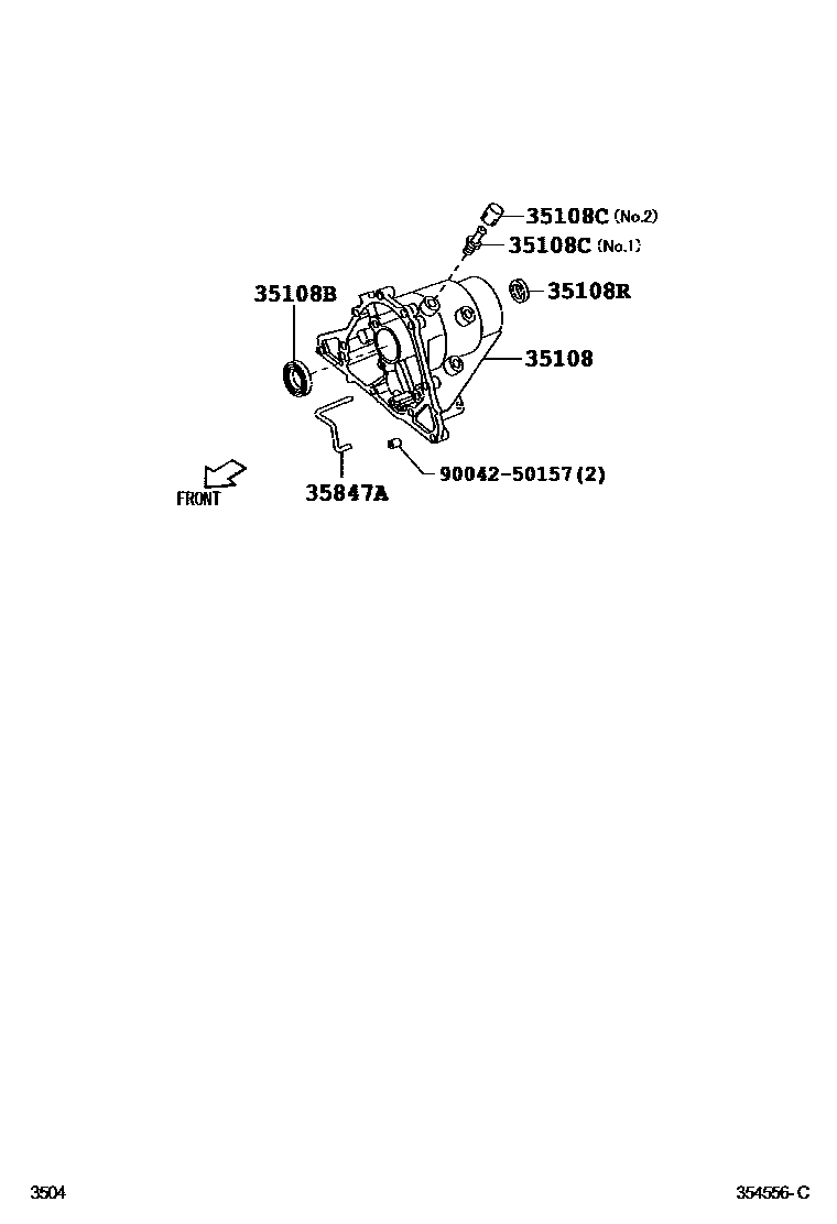 3504 — EXTENSION HOUSING (ATM)