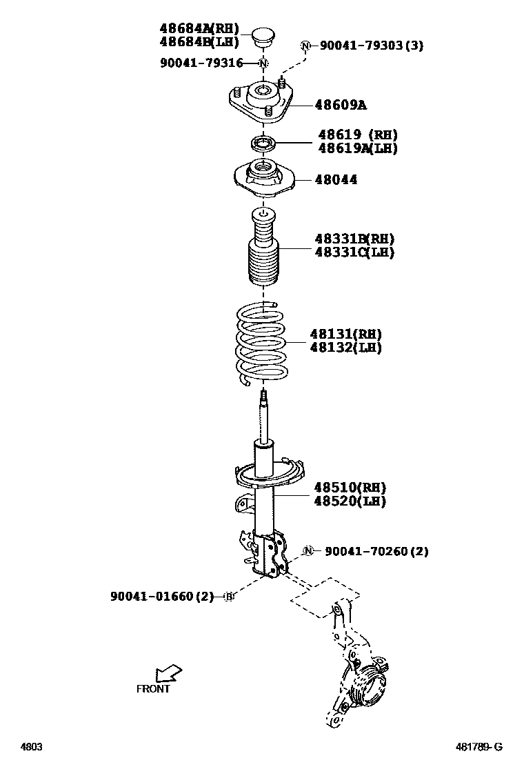 4803 — FRONT SPRING & SHOCK ABSORBER