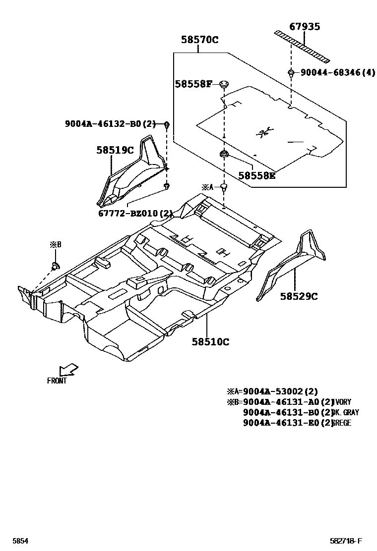 5854 — FLOOR MAT & SILENCER PAD
