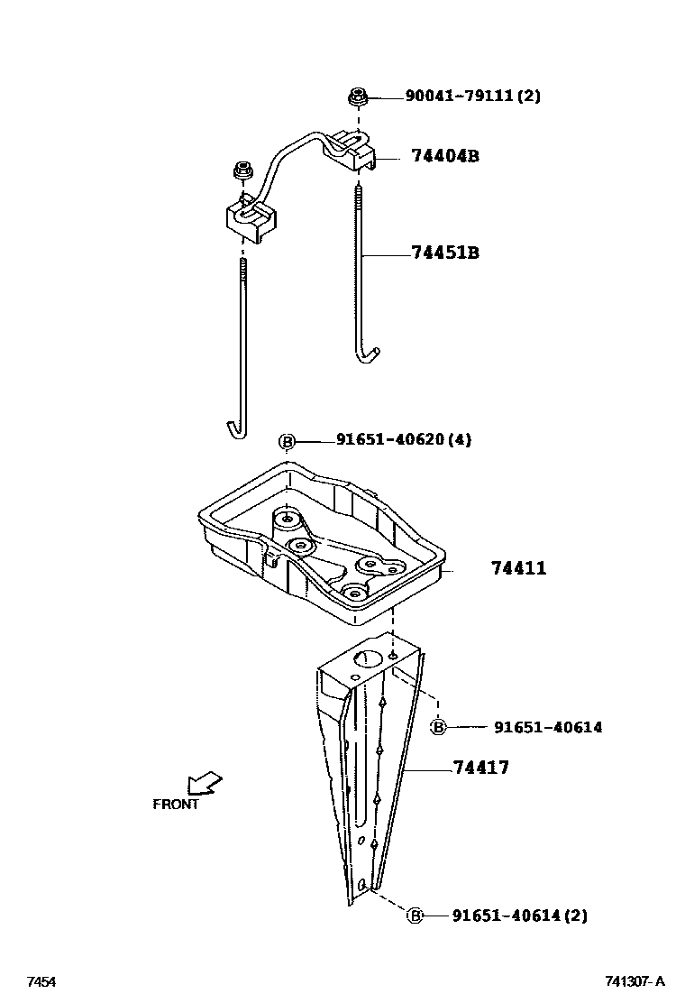 7454 — BATTERY CARRIER