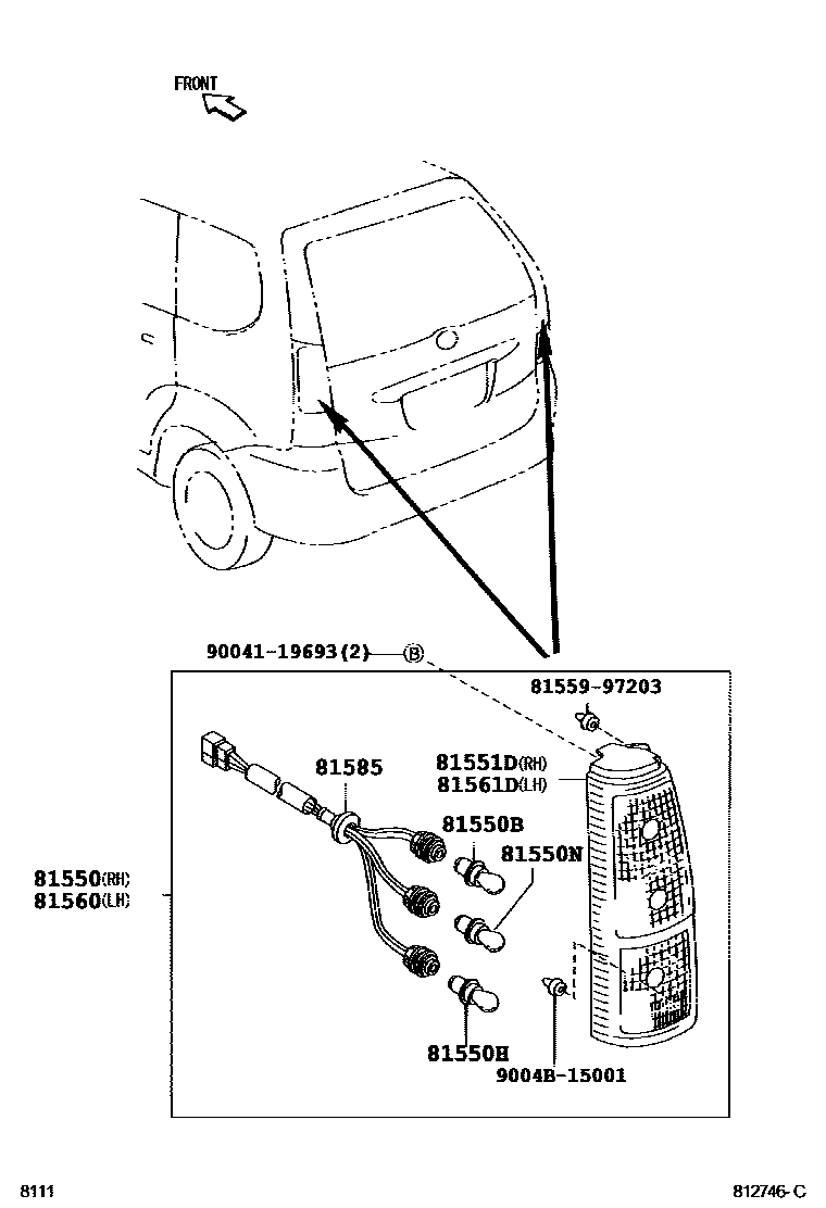 8111 — REAR COMBINATION LAMP