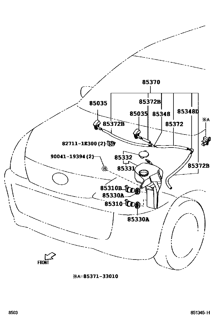 8503 — WINDSHIELD WASHER