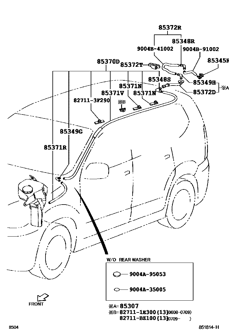 8504 — REAR WASHER