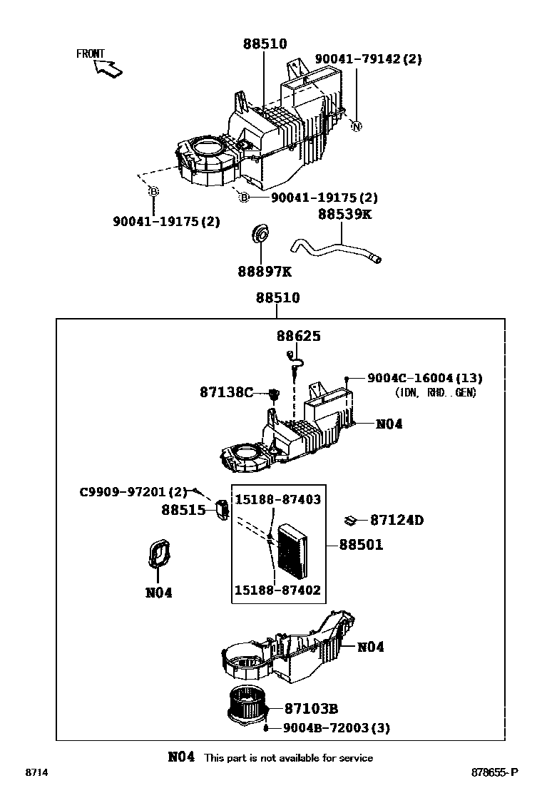 8714 — HEATING & AIR CONDITIONING - COOLER UNIT
