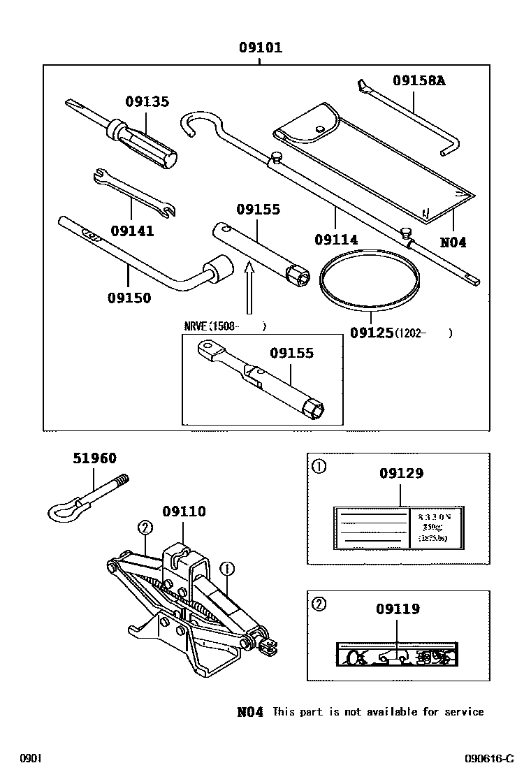 0901 — STANDARD TOOL