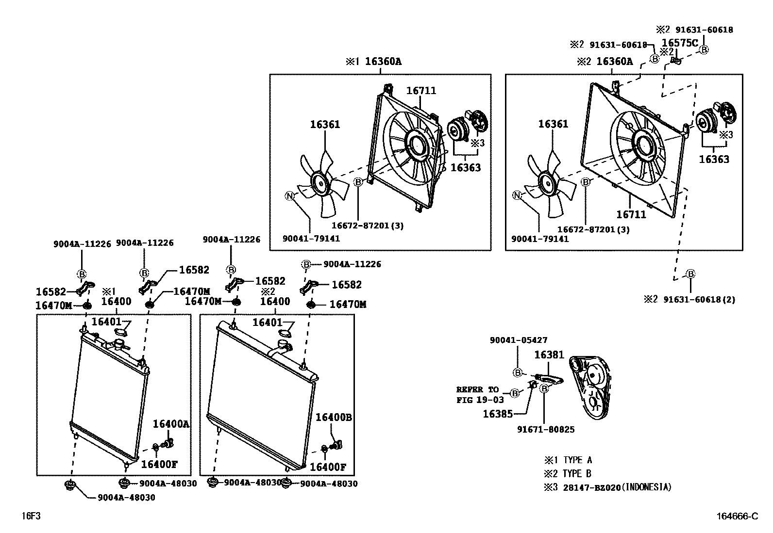 1603 — RADIATOR & WATER OUTLET