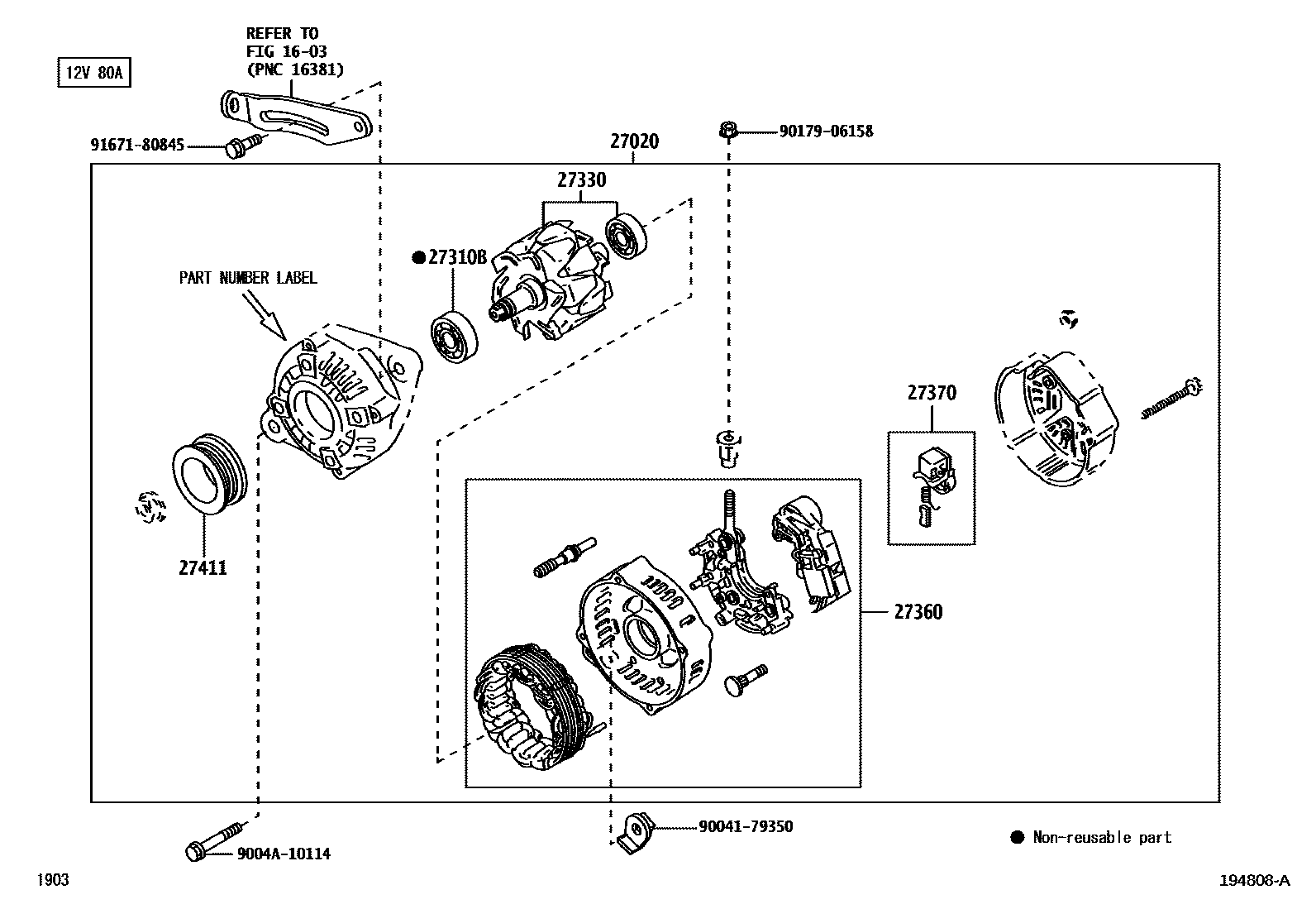 1903 — ALTERNATOR