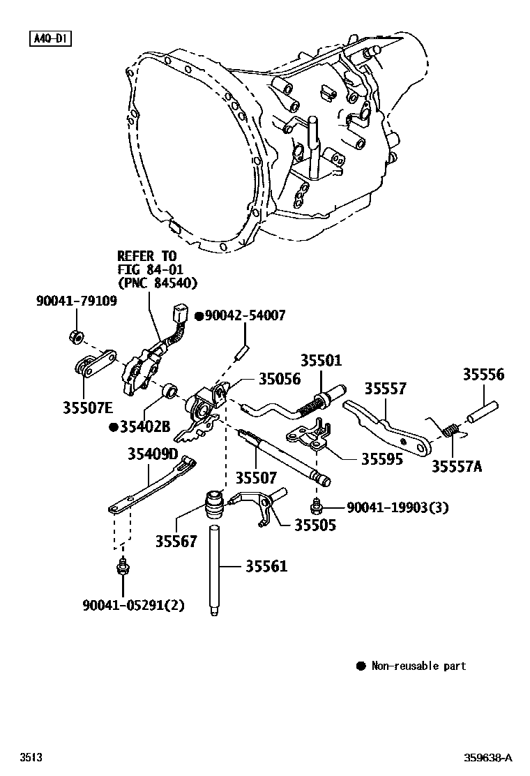 3513 — THROTTLE LINK & VALVE LEVER (ATM)