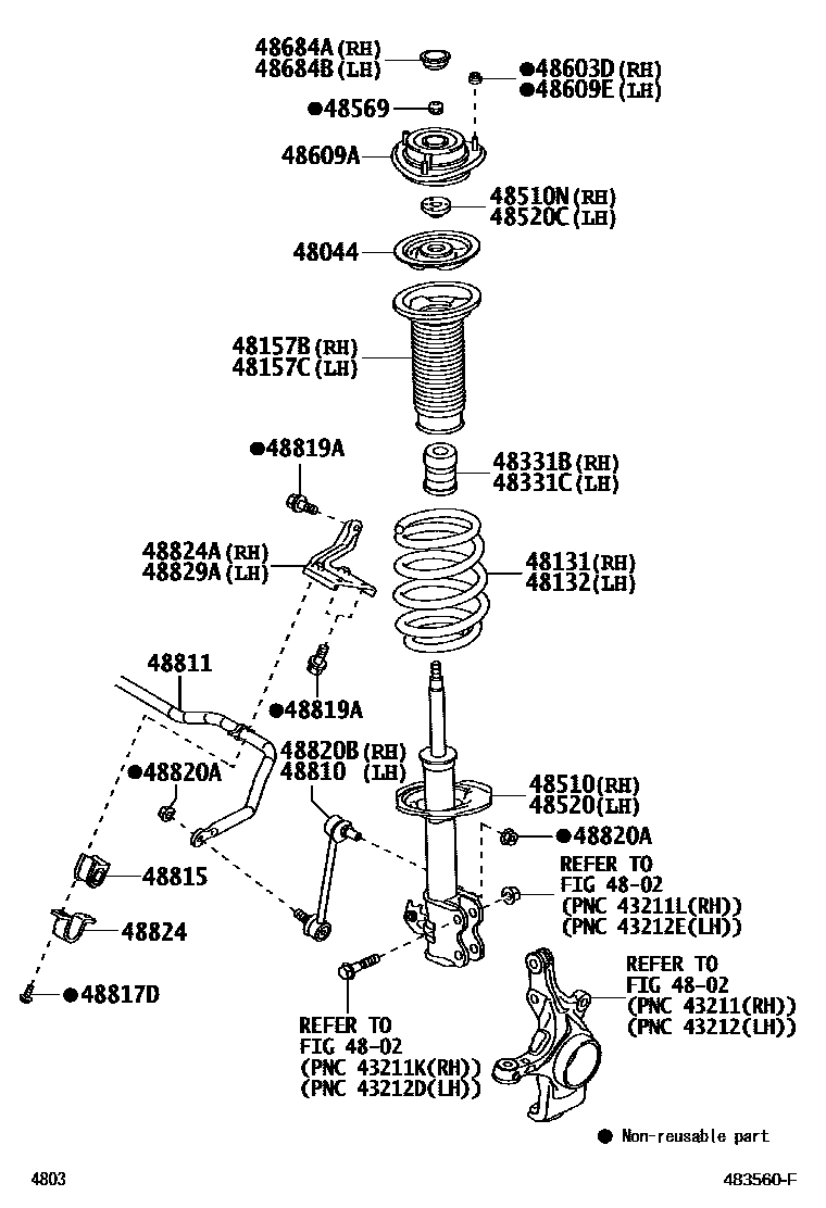 4803 — FRONT SPRING & SHOCK ABSORBER