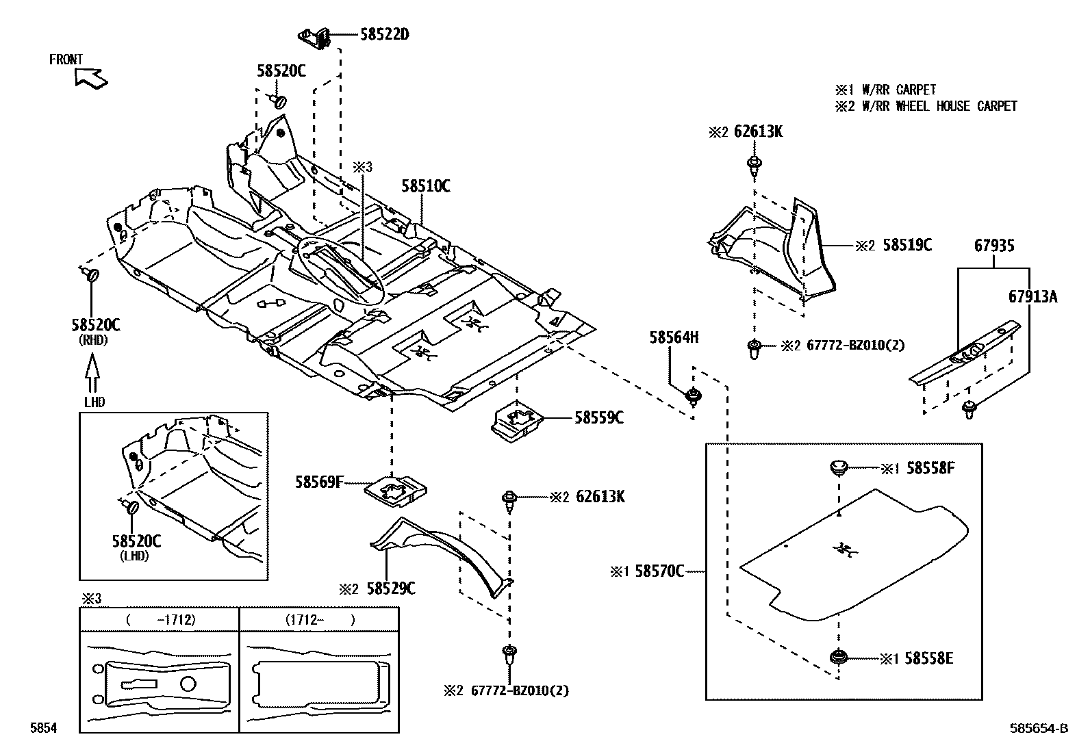5854 — FLOOR MAT & SILENCER PAD