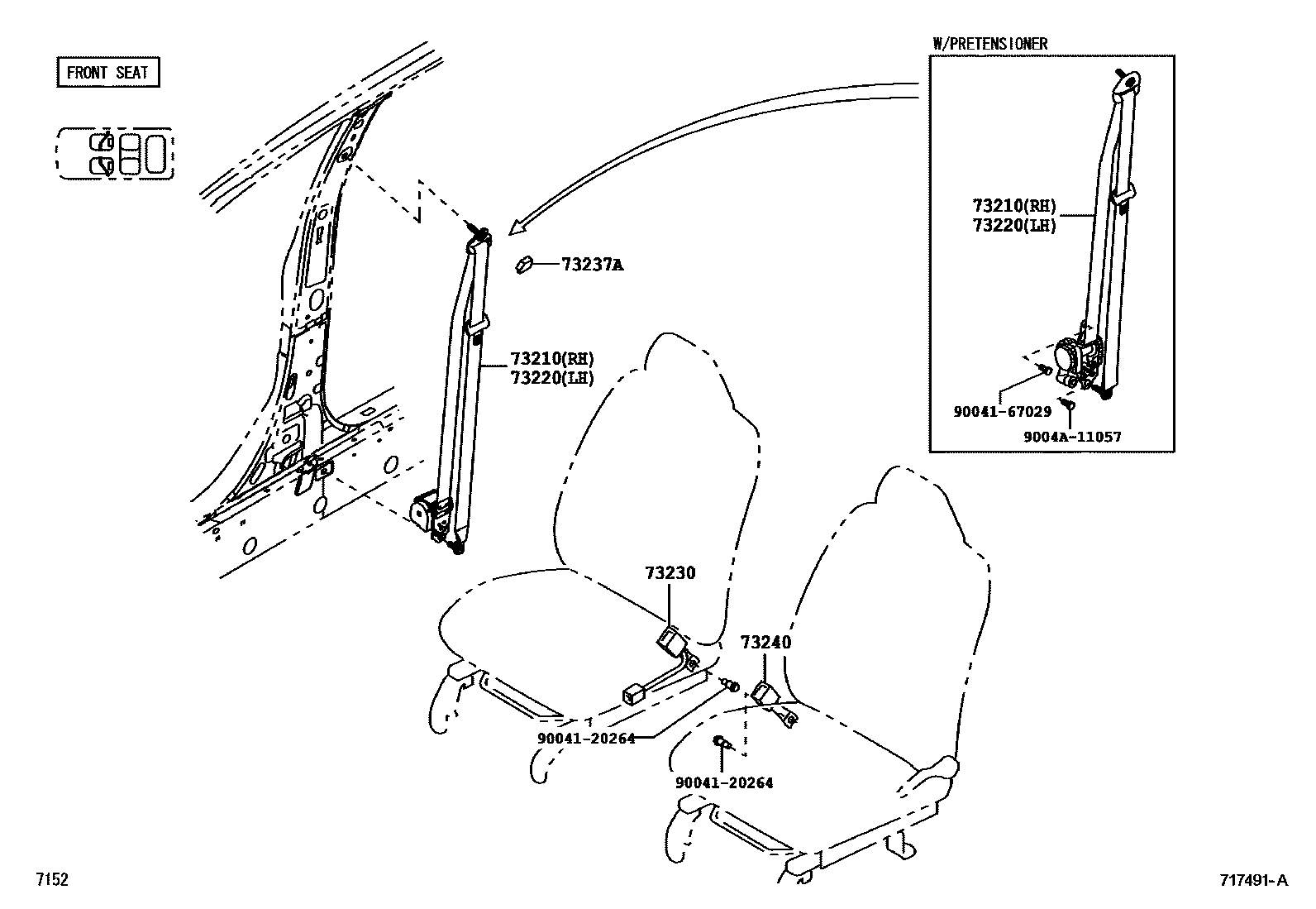 7152 — SEAT BELT