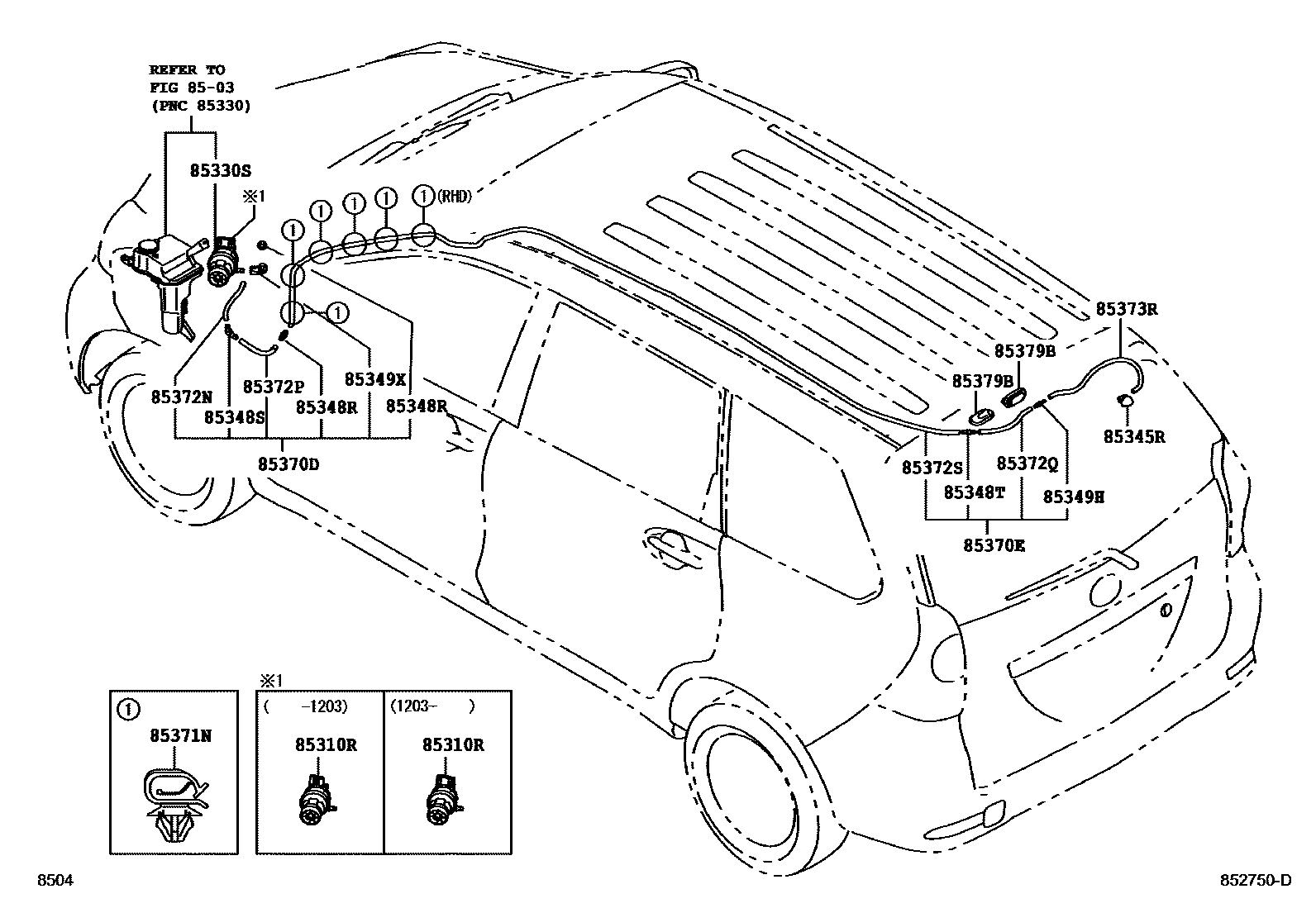 8504 — REAR WASHER