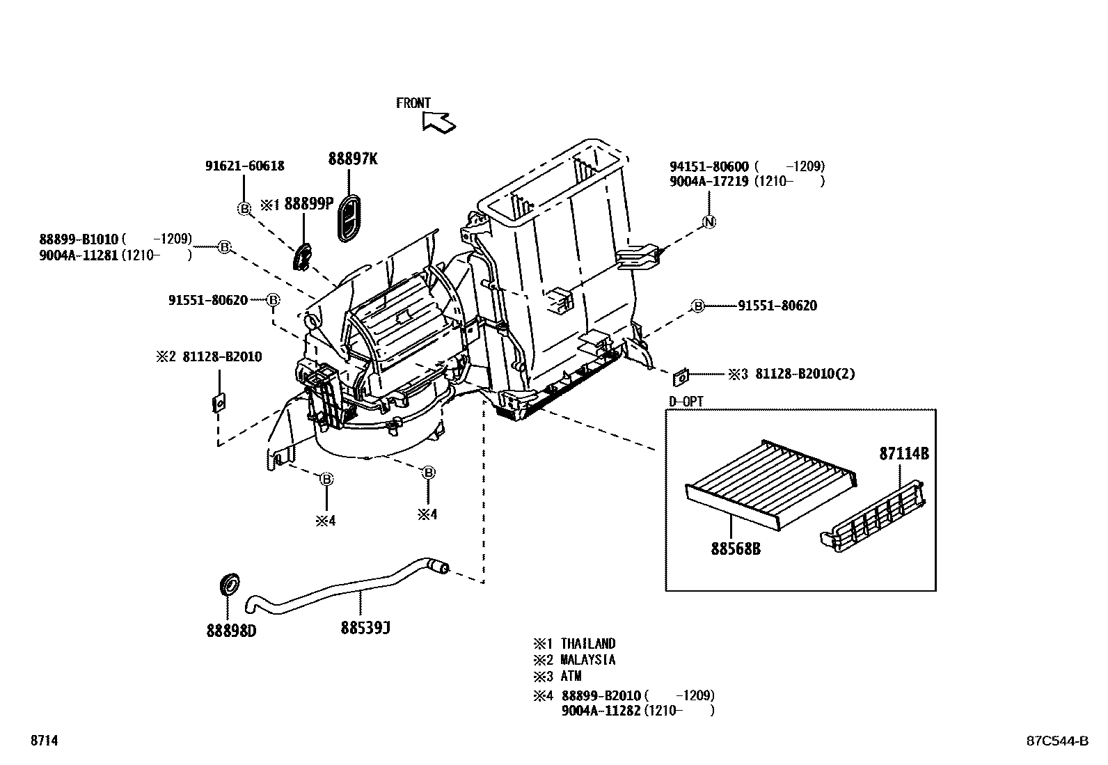 8714 — HEATING & AIR CONDITIONING - COOLER UNIT