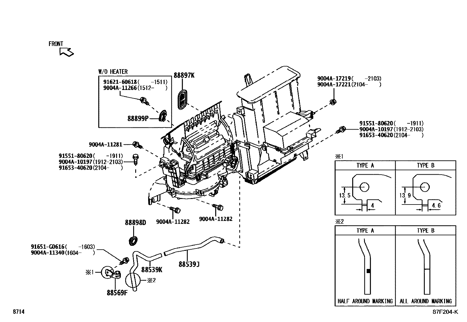 8714 — HEATING & AIR CONDITIONING - COOLER UNIT