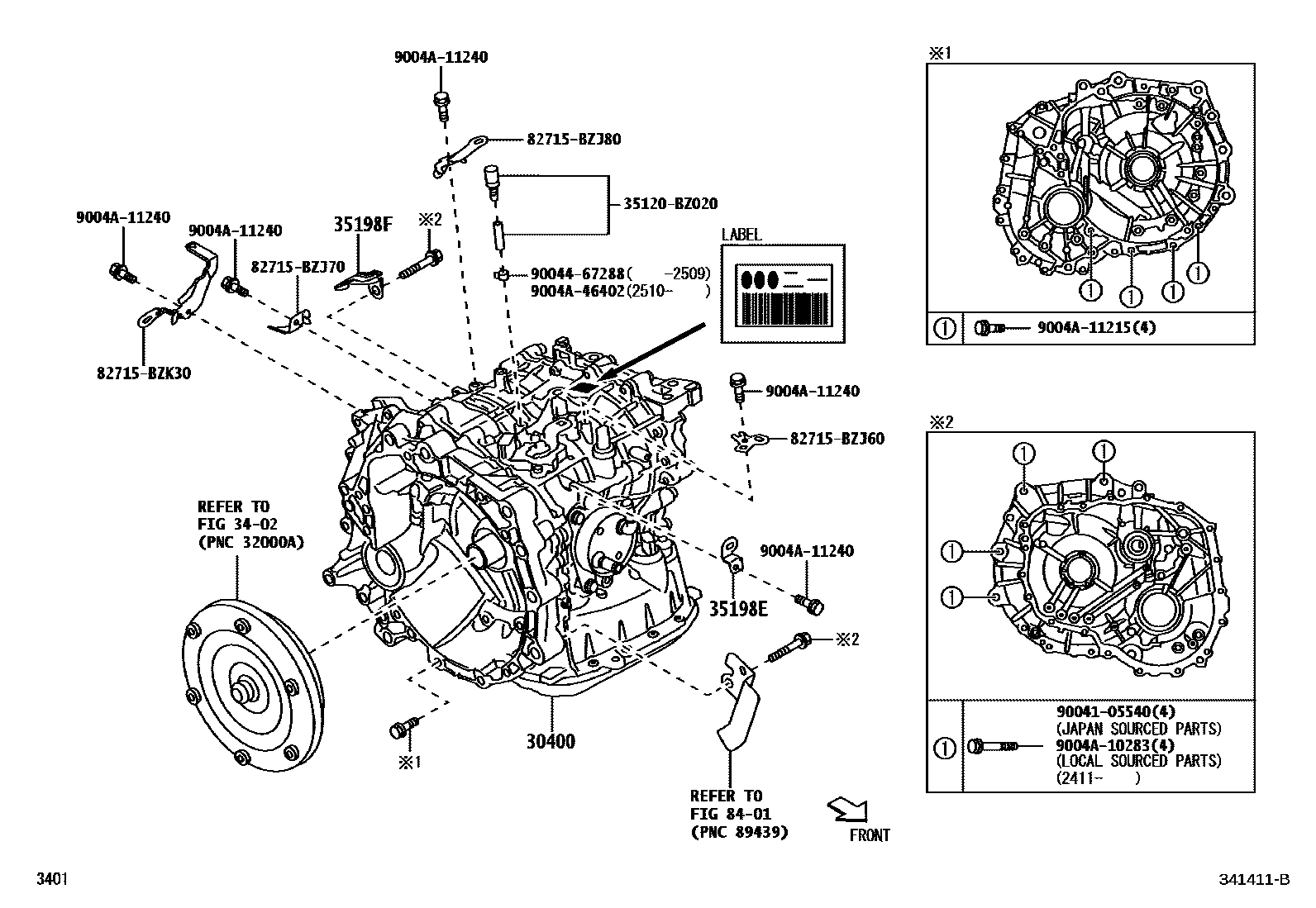 3401 — TRANSAXLE ASSY(CVT)