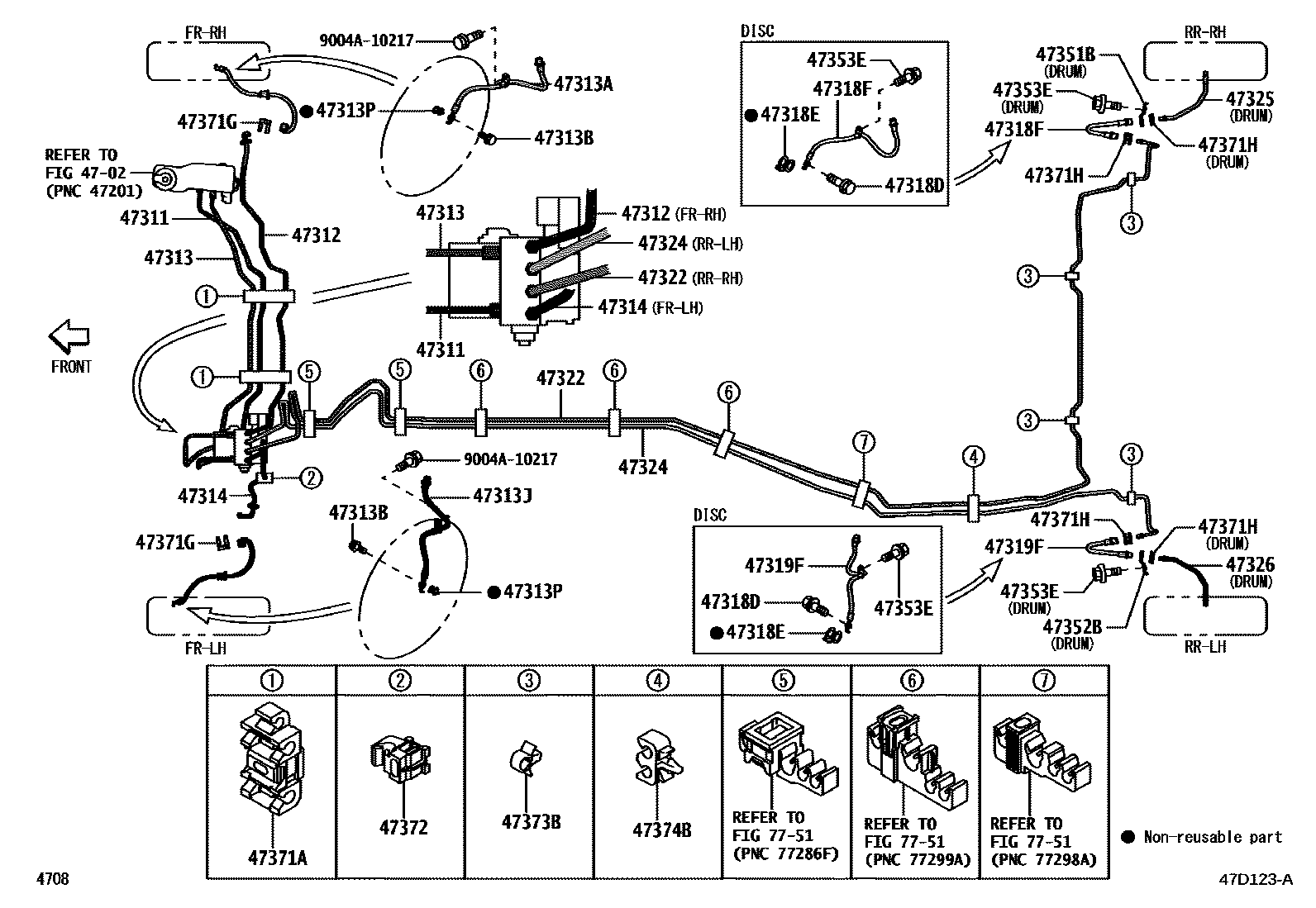 4708 — BRAKE TUBE & CLAMP