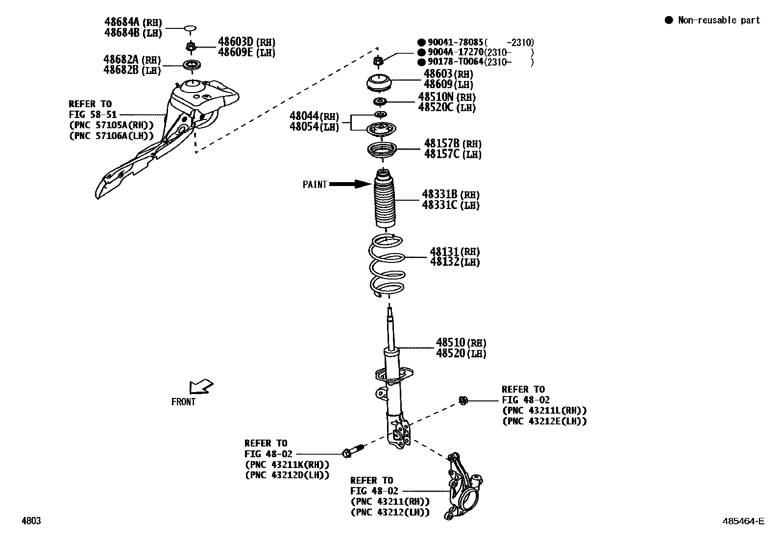 4803 — FRONT SPRING & SHOCK ABSORBER