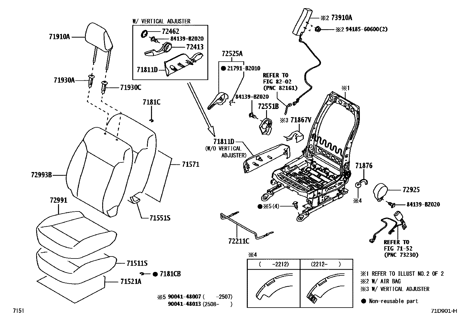 7151 — SEAT & SEAT TRACK