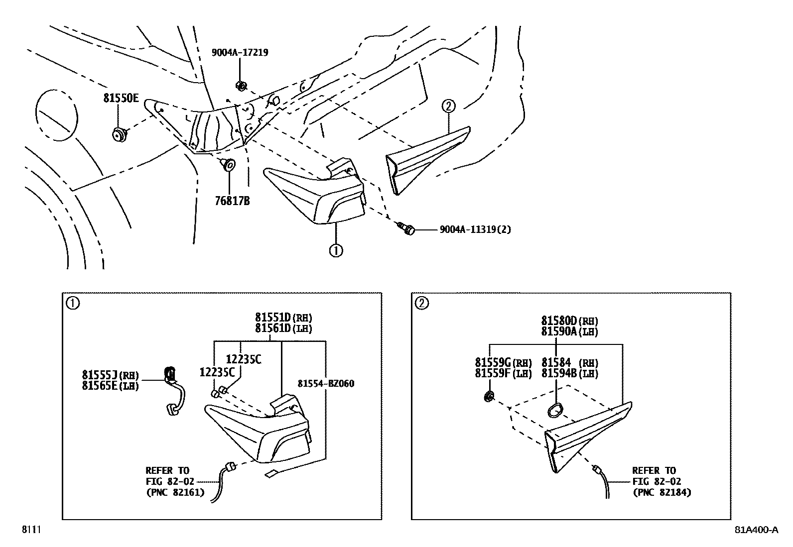 8111 — REAR COMBINATION LAMP
