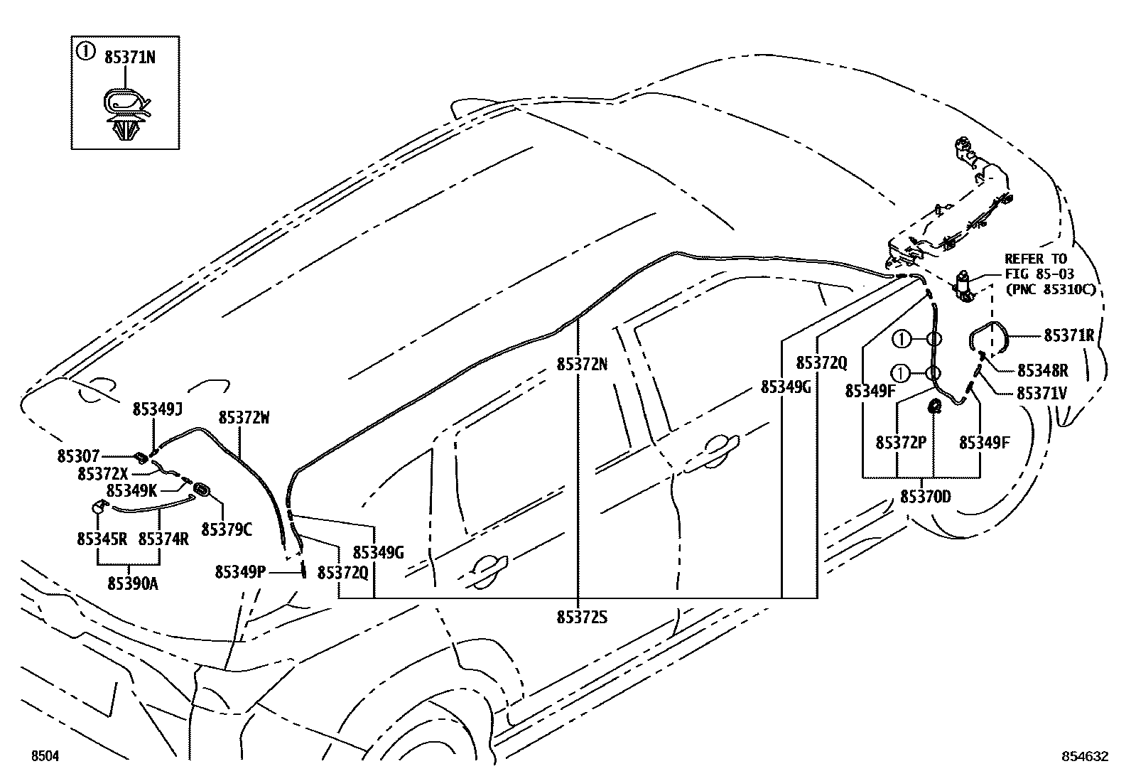 8504 — REAR WASHER