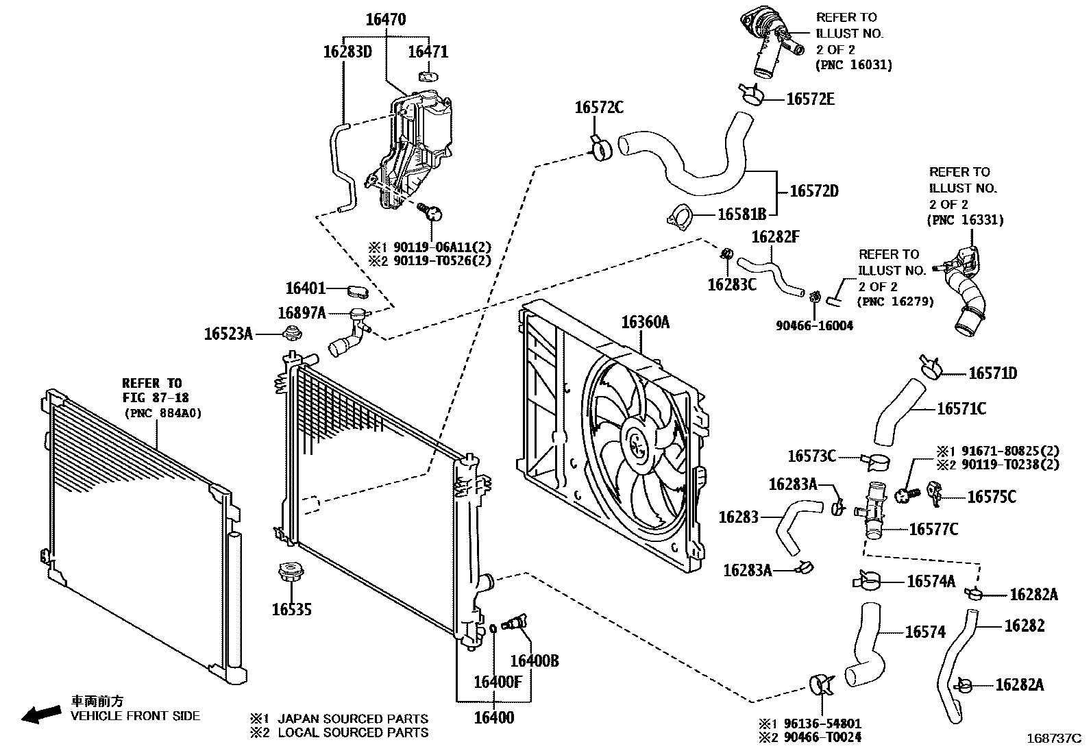 1603 — RADIATOR & WATER OUTLET