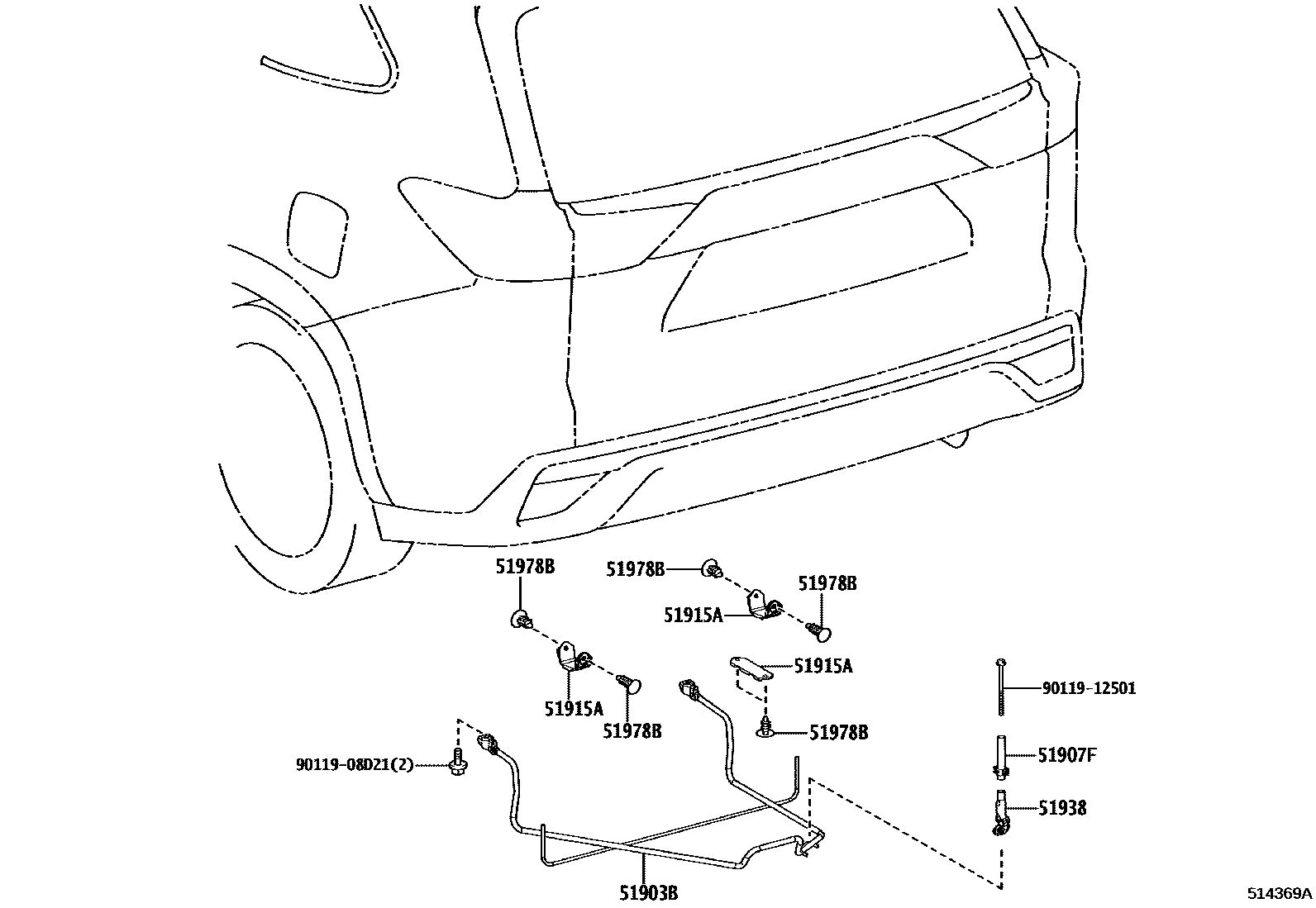 5153 — SPARE WHEEL CARRIER