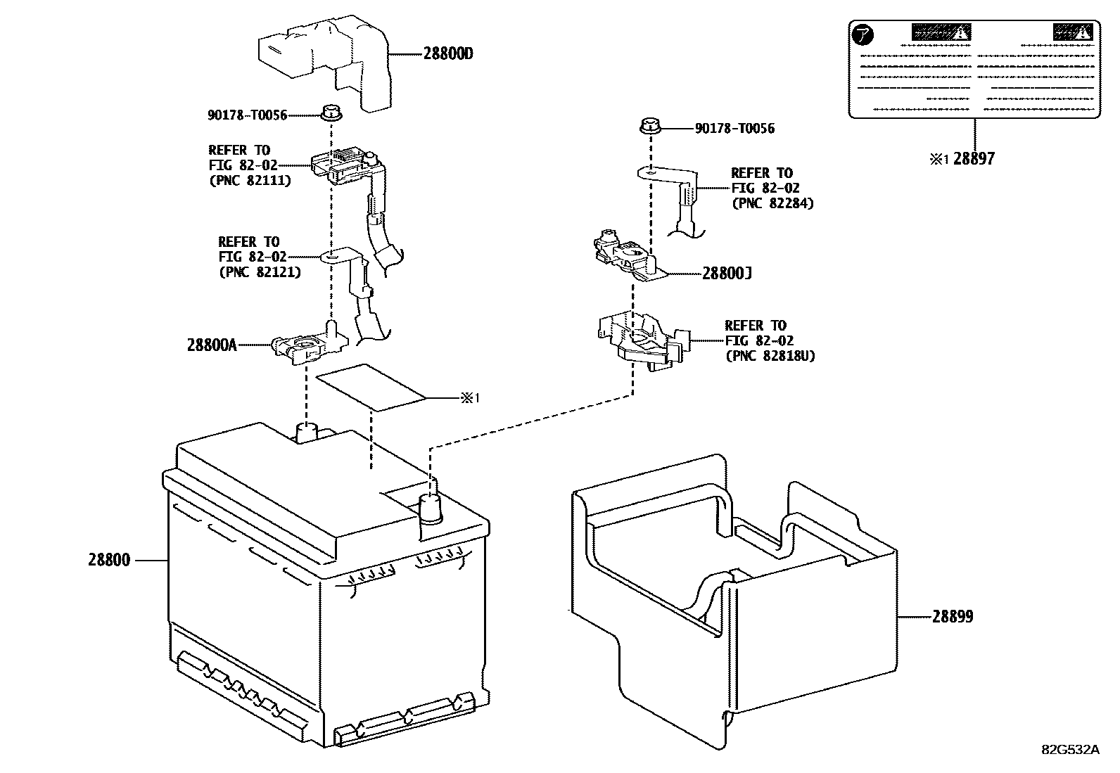 8201 — BATTERY & BATTERY CABLE