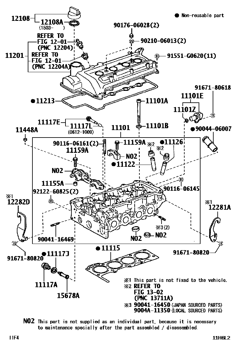1104 — CYLINDER HEAD