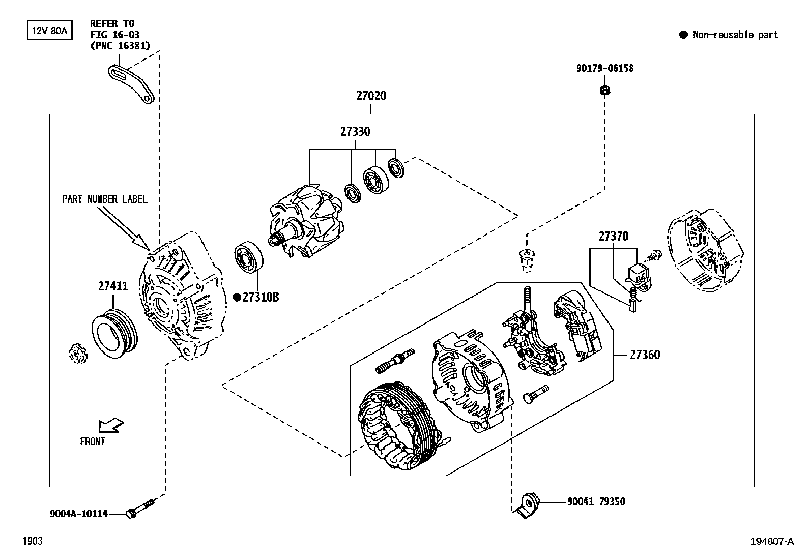 1903 — ALTERNATOR