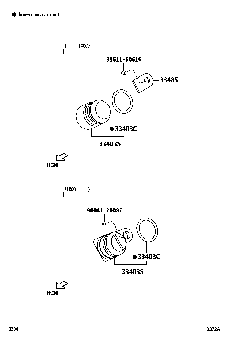 3304 — SPEEDOMETER DRIVEN GEAR (MTM)