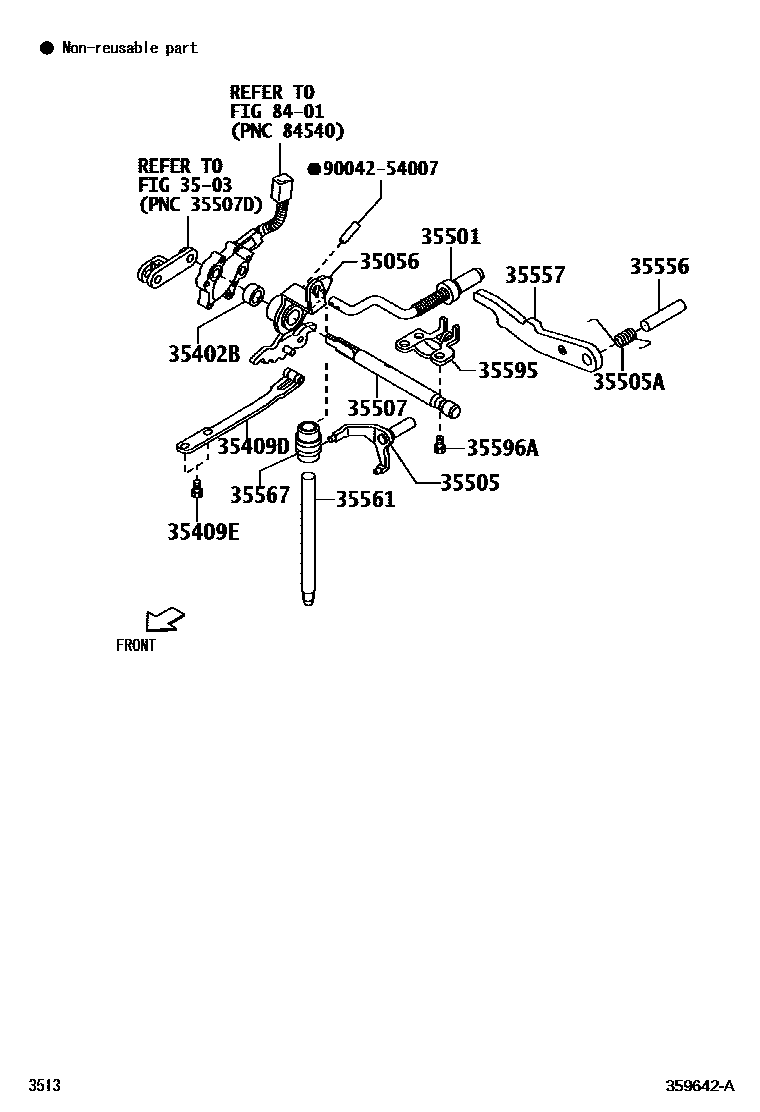 3513 — THROTTLE LINK & VALVE LEVER (ATM)
