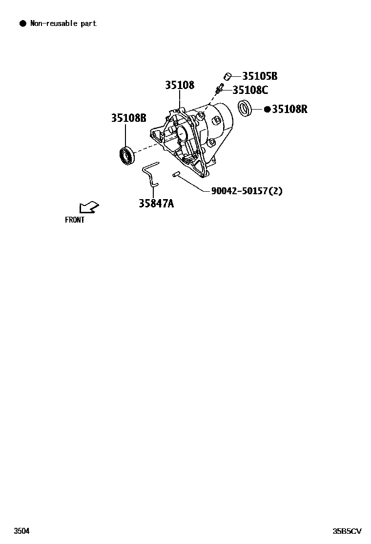 3504 — EXTENSION HOUSING (ATM)