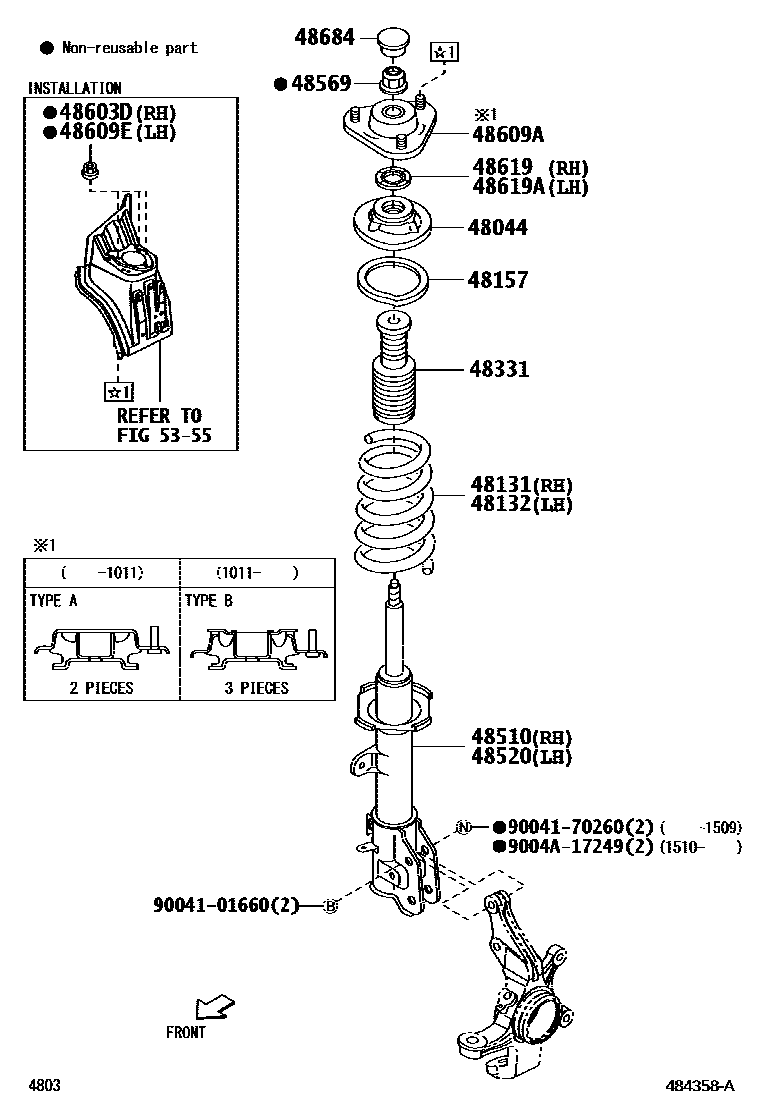 4803 — FRONT SPRING & SHOCK ABSORBER