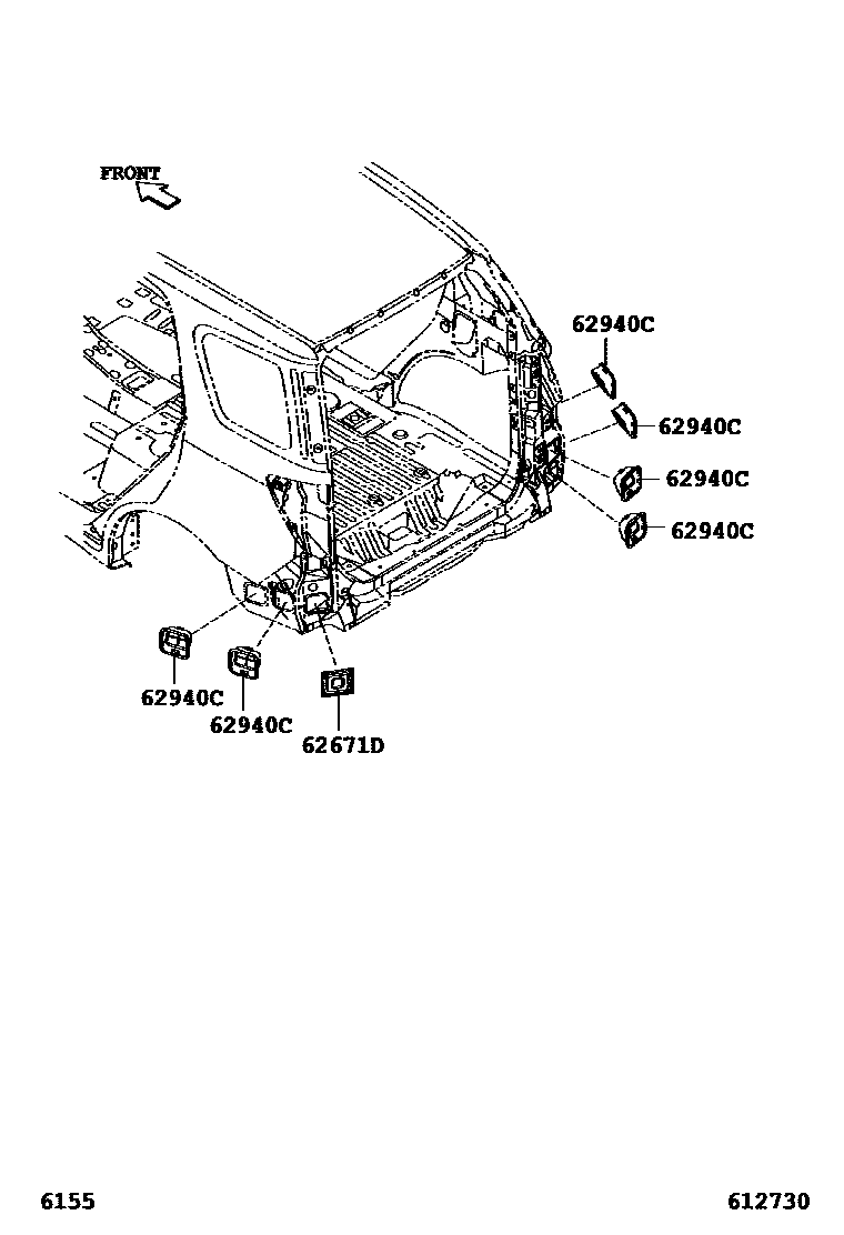 6155 — REAR VENTILATOR & ROOF VENTILATOR