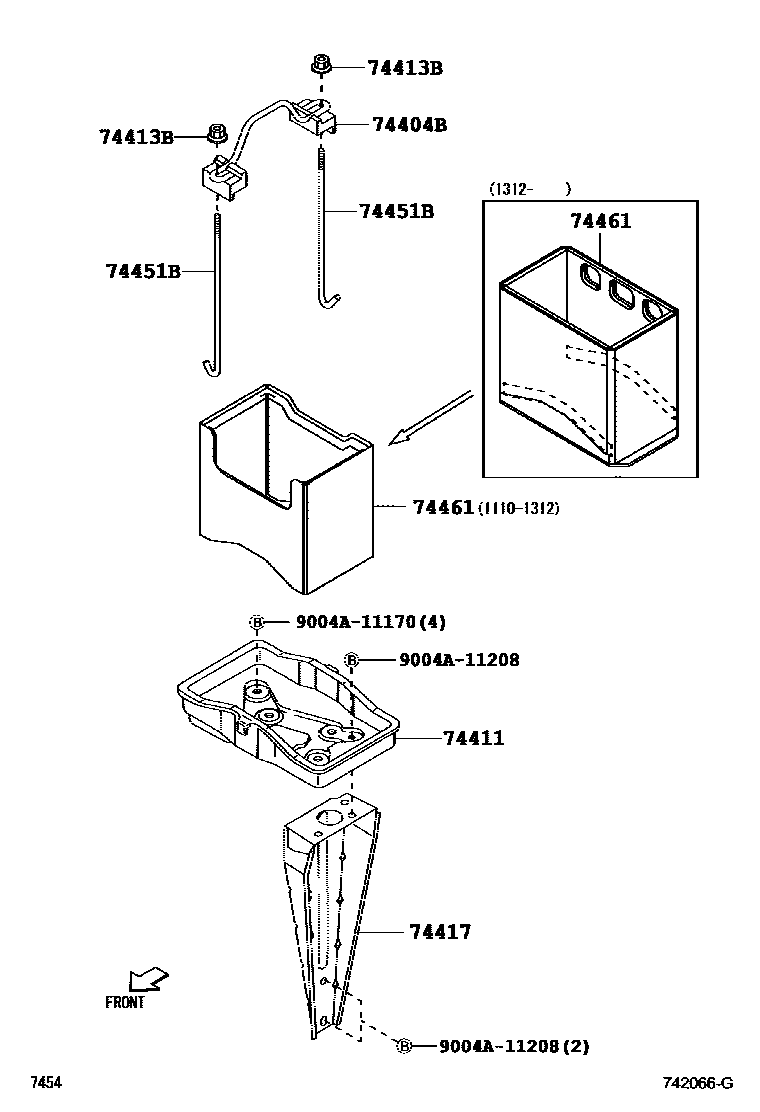 7454 — BATTERY CARRIER