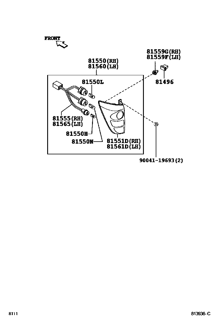 8111 — REAR COMBINATION LAMP