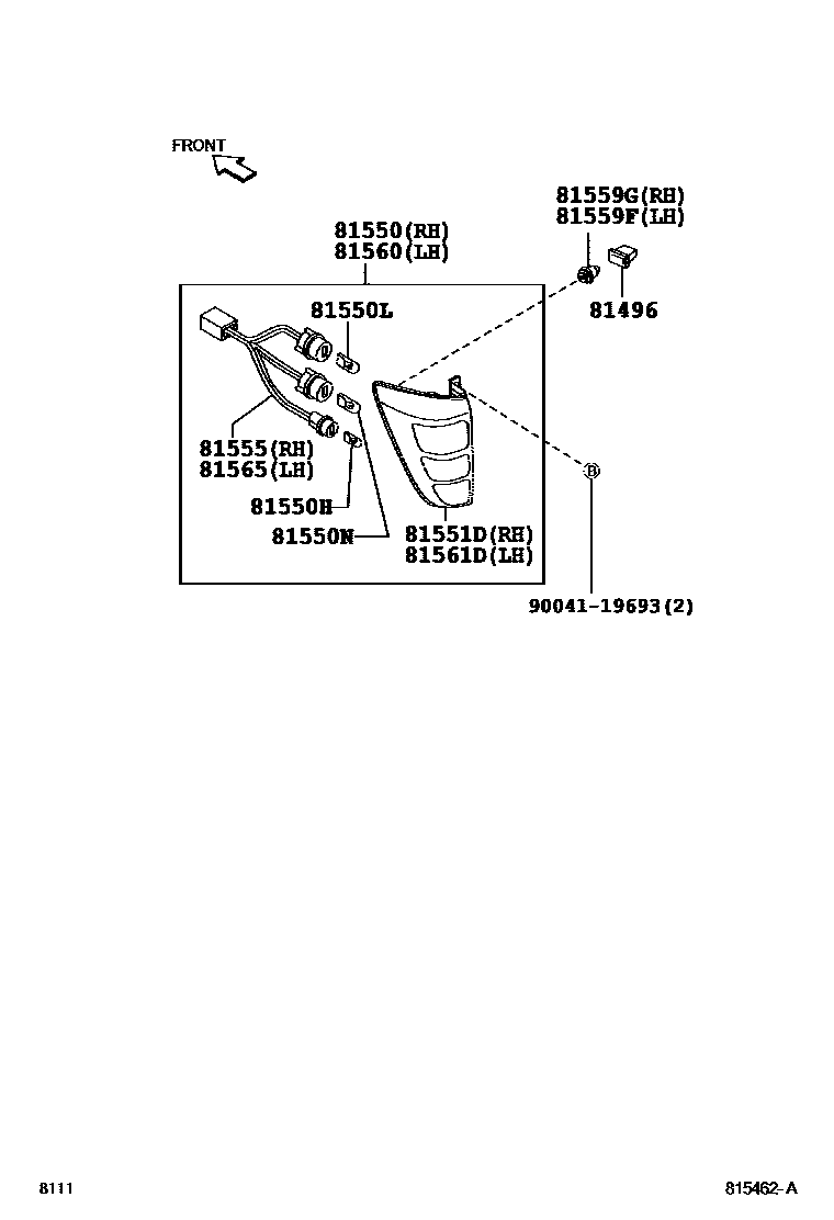 8111 — REAR COMBINATION LAMP