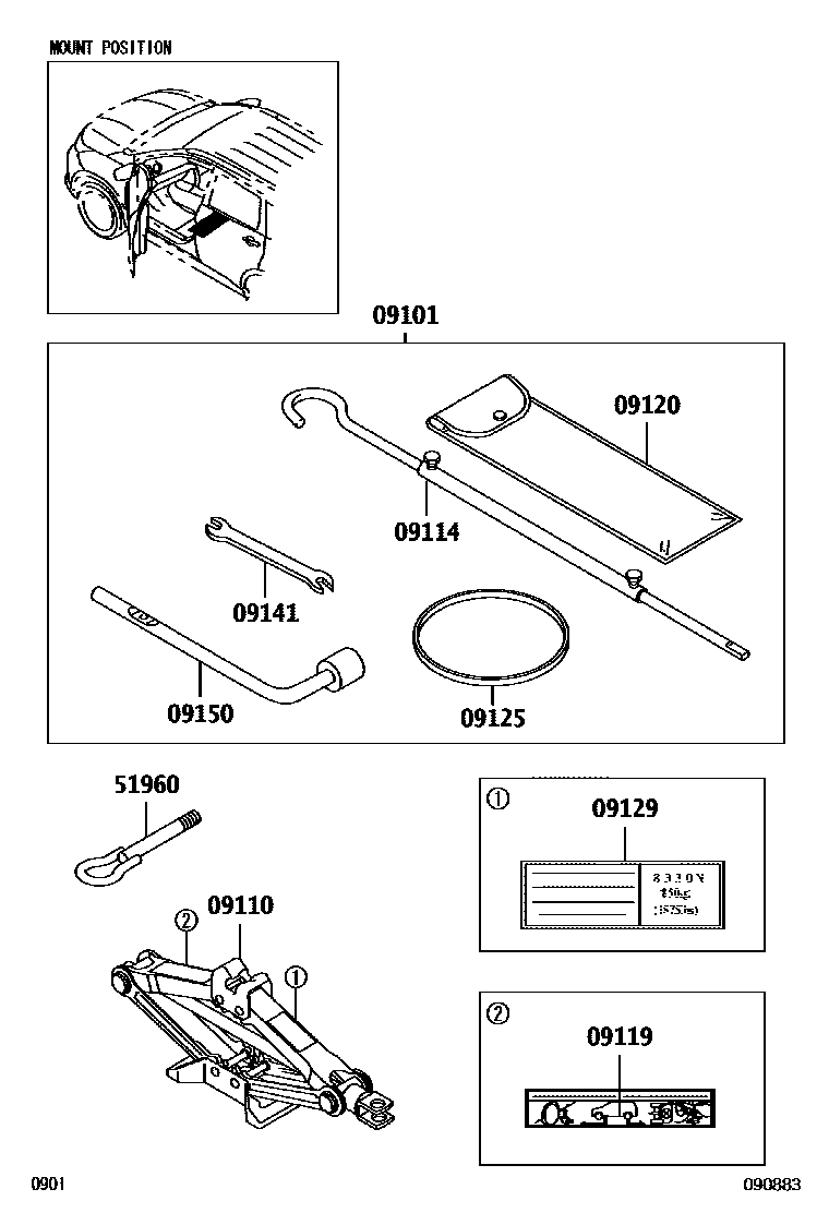 0901 — STANDARD TOOL