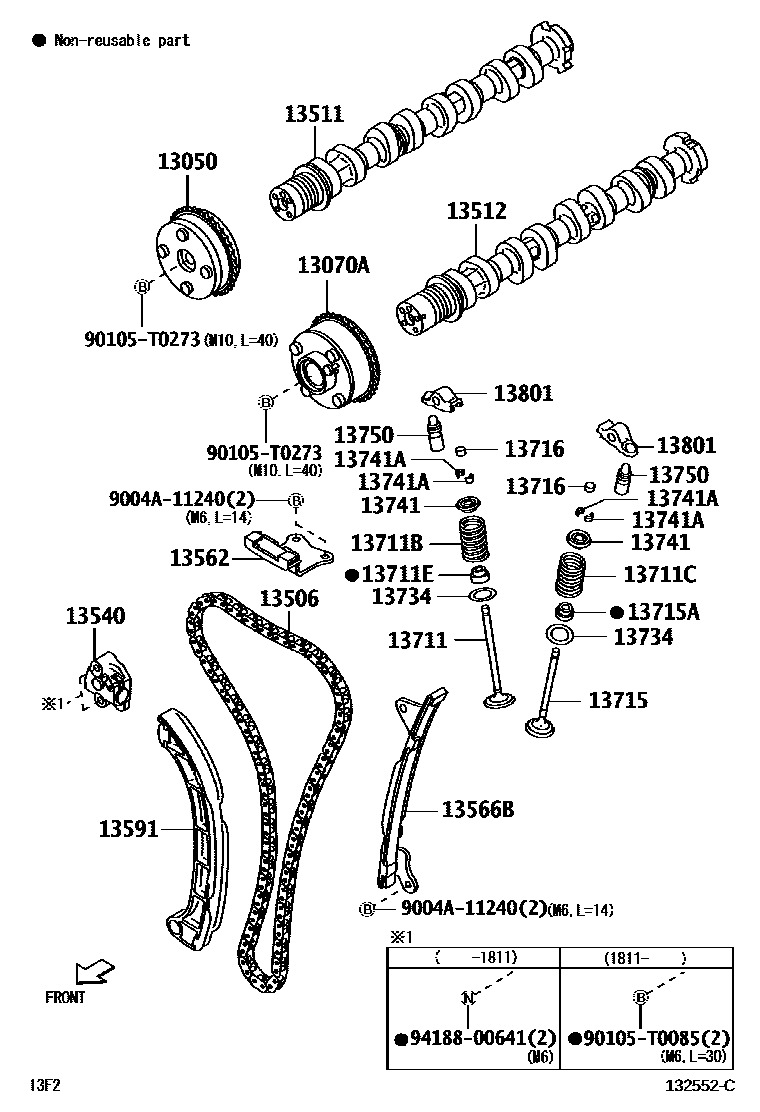 1302 — CAMSHAFT & VALVE