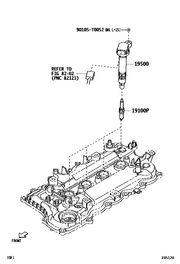 1901 — IGNITION COIL & SPARK PLUG / GLOW PLUG