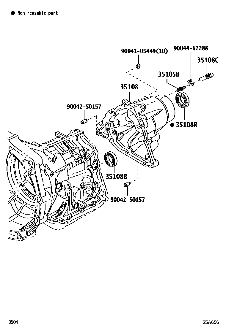 3504 — EXTENSION HOUSING (ATM)
