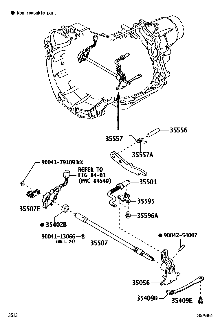 3513 — THROTTLE LINK & VALVE LEVER (ATM)