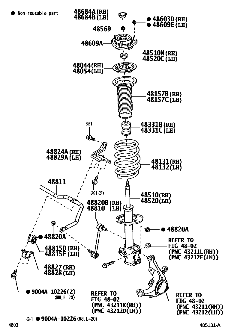 4803 — FRONT SPRING & SHOCK ABSORBER