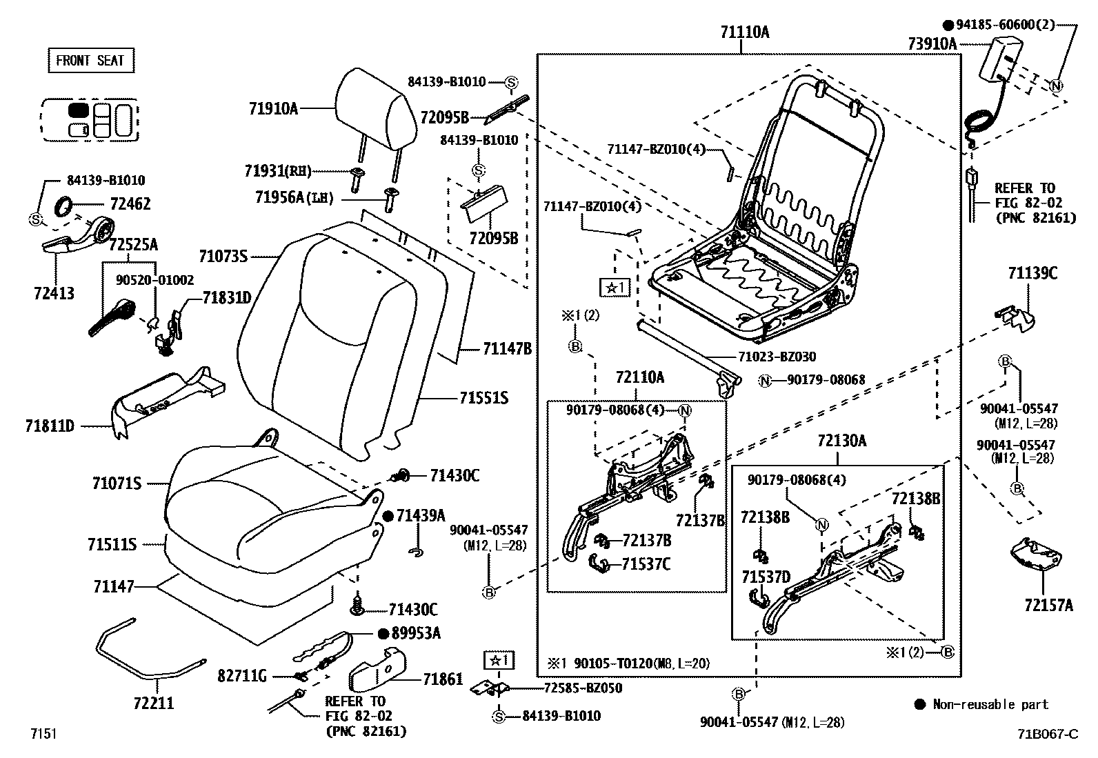 7151 — SEAT & SEAT TRACK