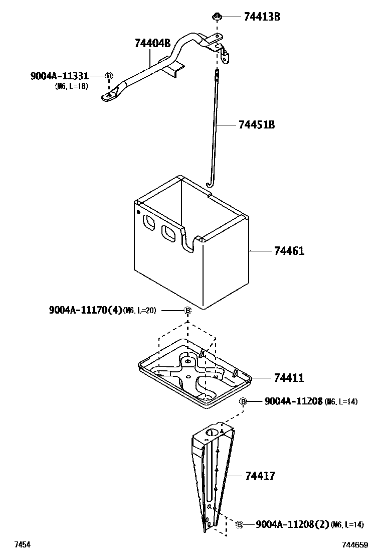7454 — BATTERY CARRIER