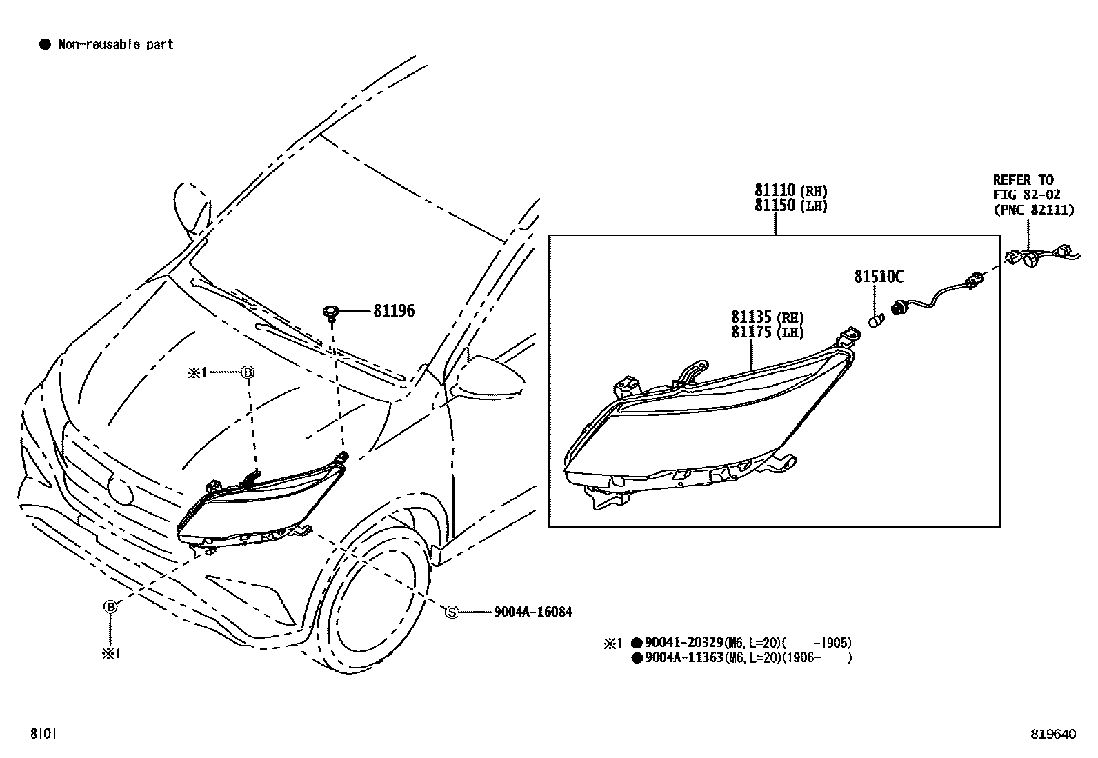 8101 — HEADLAMP