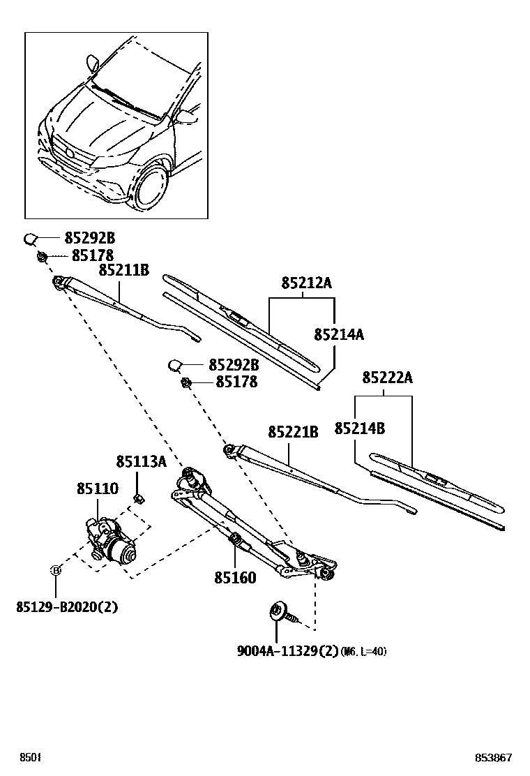8501 — WINDSHIELD WIPER