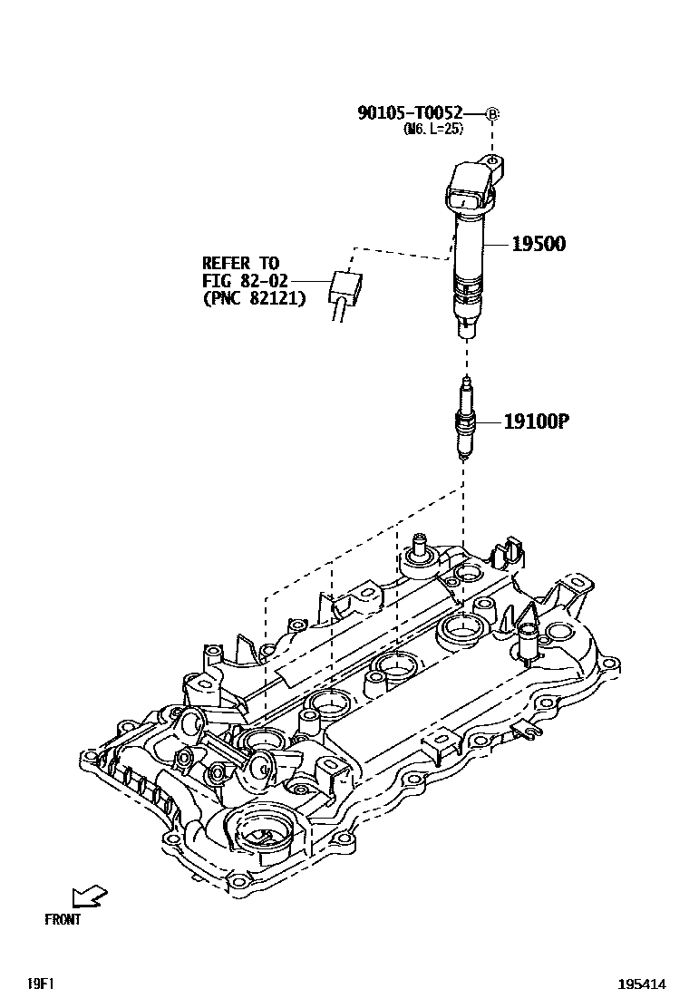 1901 — IGNITION COIL & SPARK PLUG / GLOW PLUG