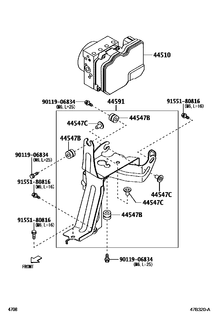 4708 — BRAKE TUBE & CLAMP