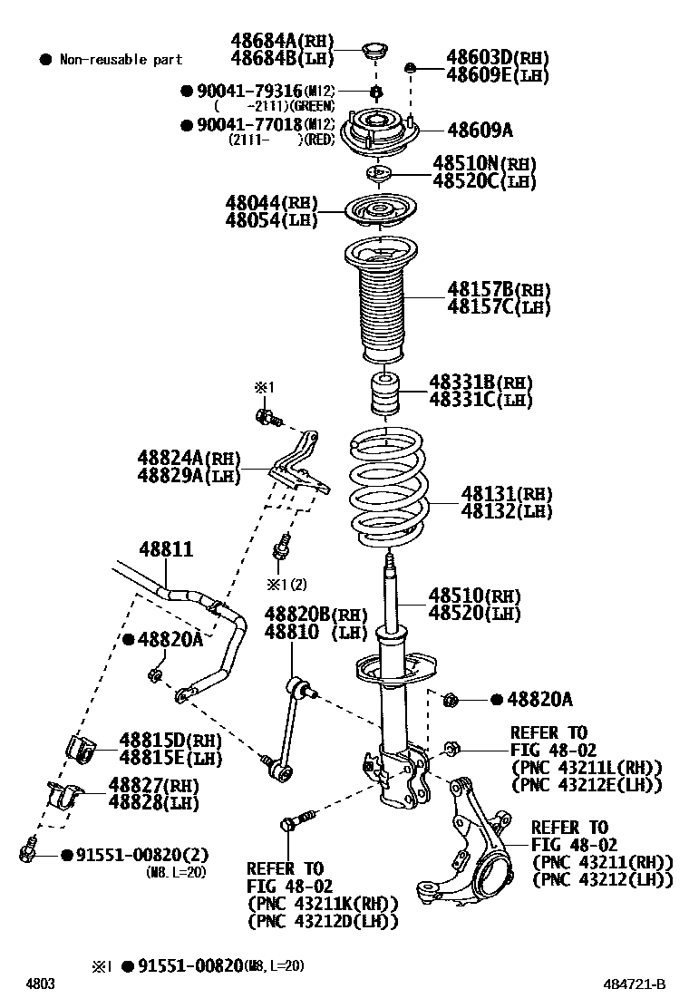 4803 — FRONT SPRING & SHOCK ABSORBER